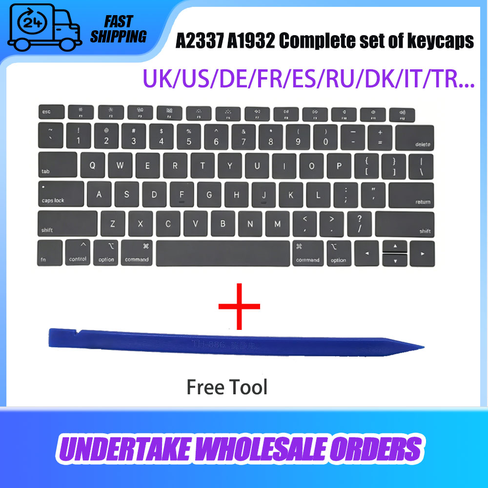 Laptop Accessories Uk - A1932 A2337 New Key Keycaps Keys