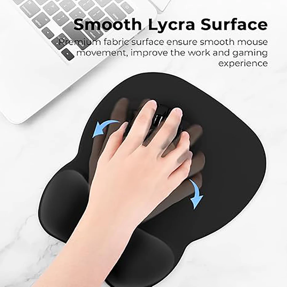 Wrist Rest Gel - Mouse Pad with Wrist Support, Ergonomic