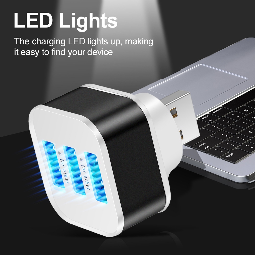 3 Port USB Slots Adaptor USB 3 - огляд і ціна Laptop Accessories Usb