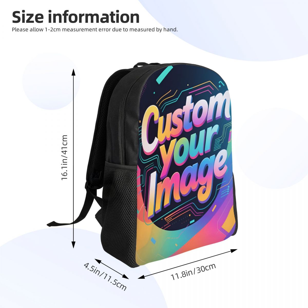 Custom Your Image Logo Backpac - огляд і ціна Laptop Accessories Images