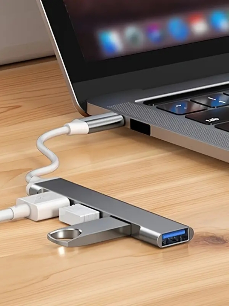 4-Port Multi-Splitter Type C H - огляд і ціна Mac Laptop Accessories