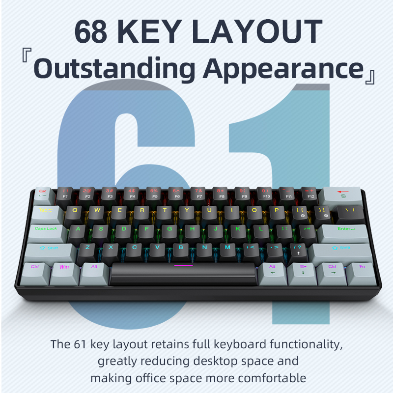 APAYADO K61 Mini Mechanical Ke - огляд і ціна Laptop Accessories Uk