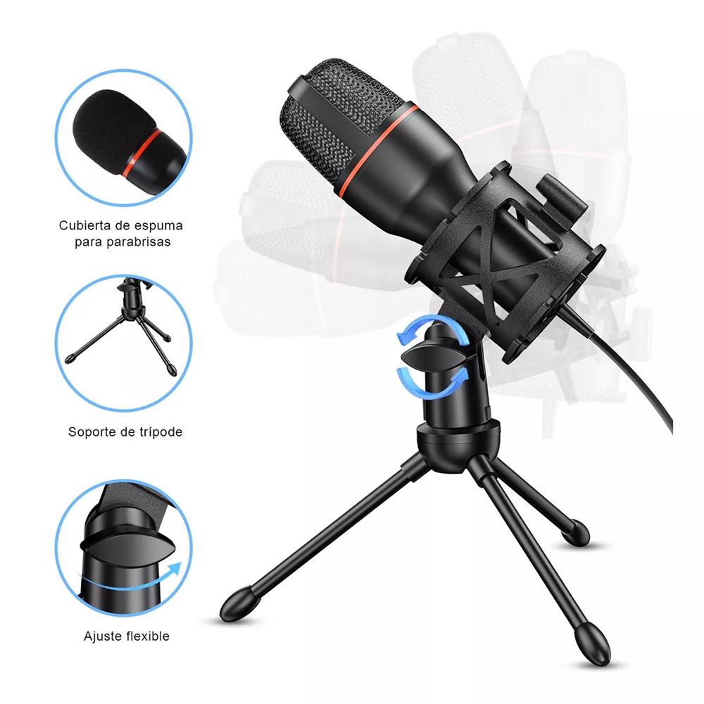 Condenser Microphone USB Wired - огляд і ціна Laptop Accessories Usb