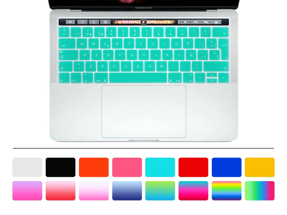 HRH Spanish EU Silicone Keyboa - огляд і ціна Mac Laptop Accessories