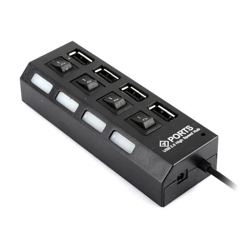4-Ports USB 2.0 Hub Extension  - огляд і ціна Laptop Accessories Usb