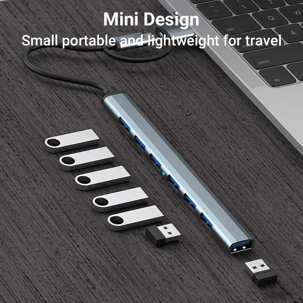 7-in-1 Dual-Head USB-C&USB Doc - огляд і ціна Laptop Accessories You Need