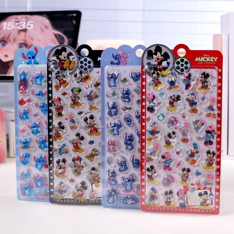 3D Relief Stickers Cute Cartoo - огляд і ціна Laptop Accessories Case