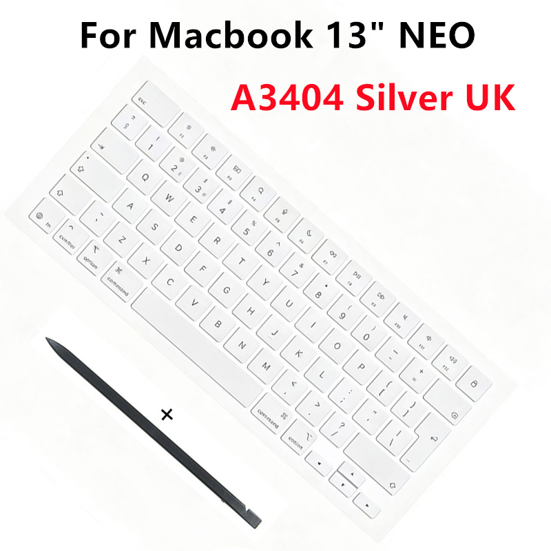 UK English Silver Keycap Set F - огляд і ціна Laptop Accessories Uk