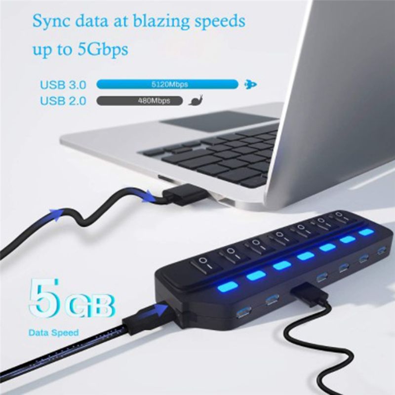 A64I USB Hub 2.0 USB Splitter  - огляд і ціна Laptop Accessories Usb