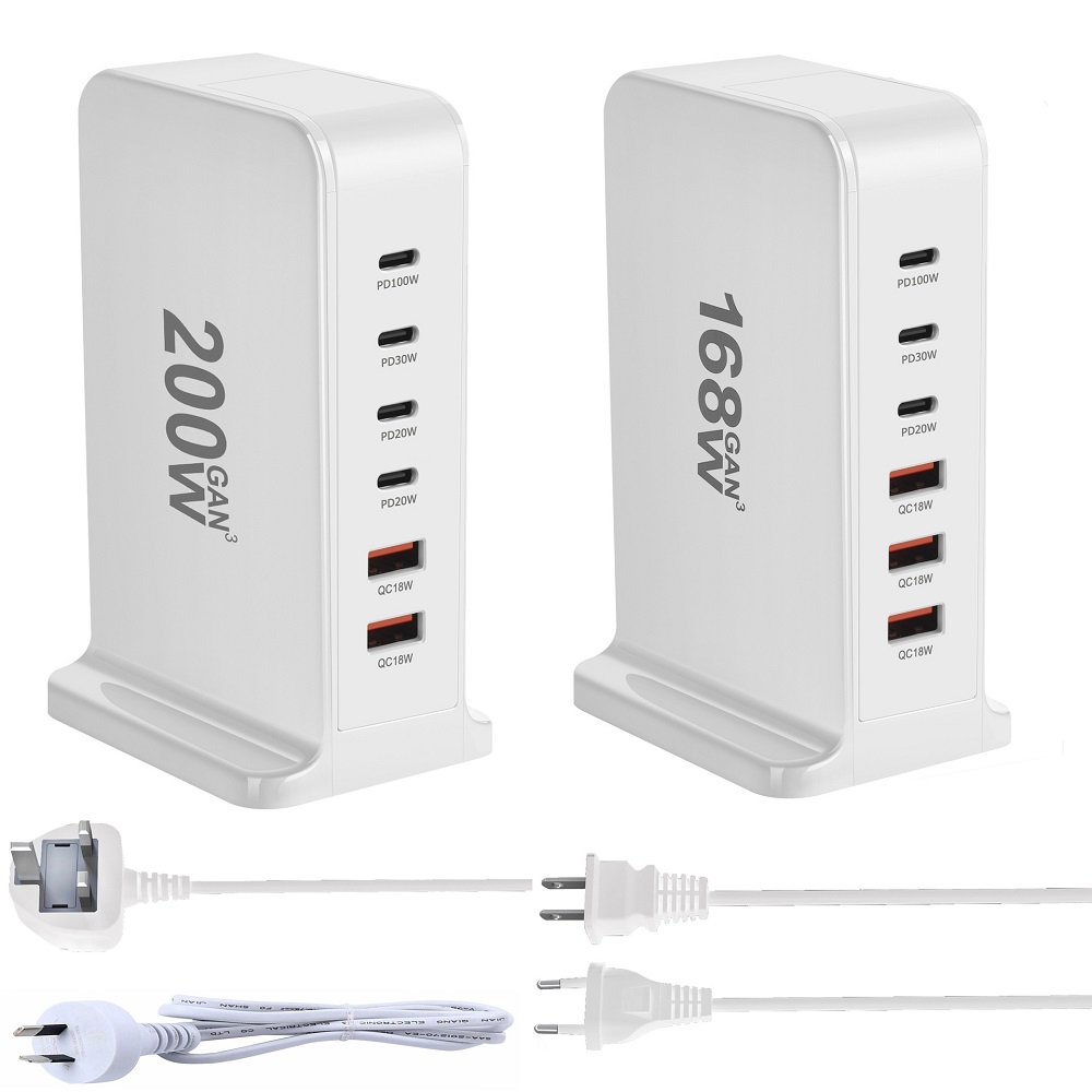200W 168W Desktop GaN Quick PD - огляд і ціна Laptop Accessories Uk