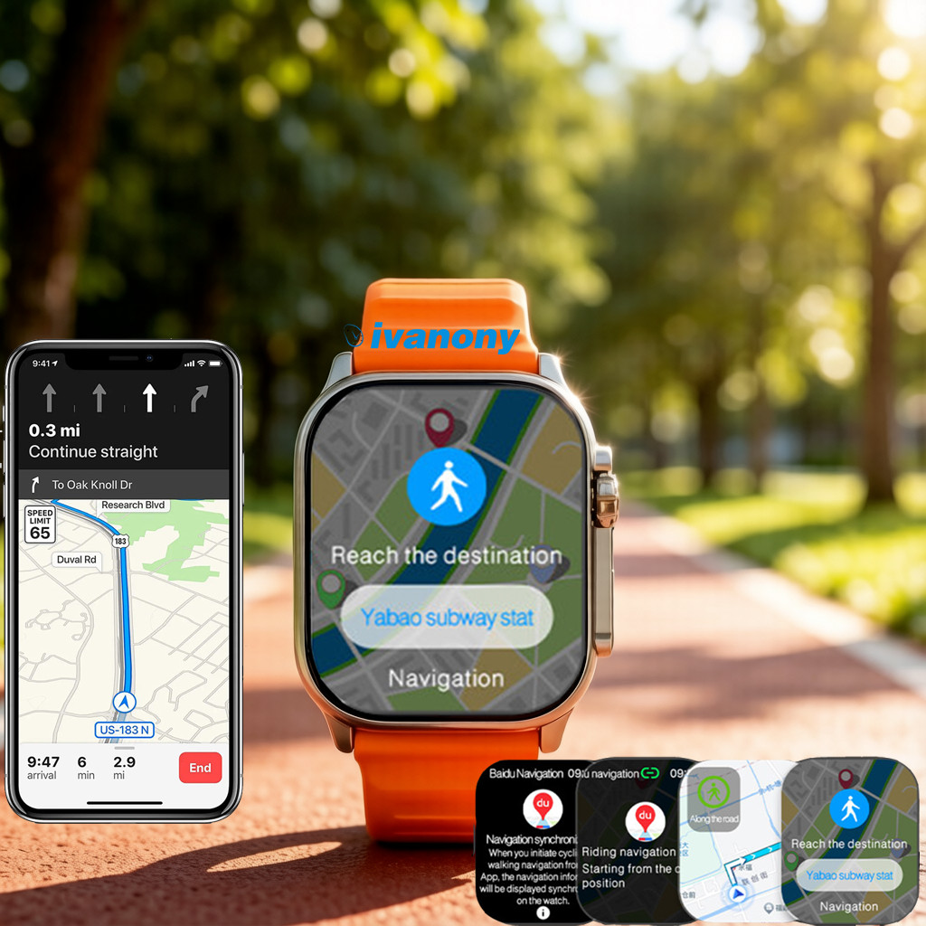 HK12 Ultra 4 Smart Watch Suppo - огляд і ціна Wrist Rest Gel