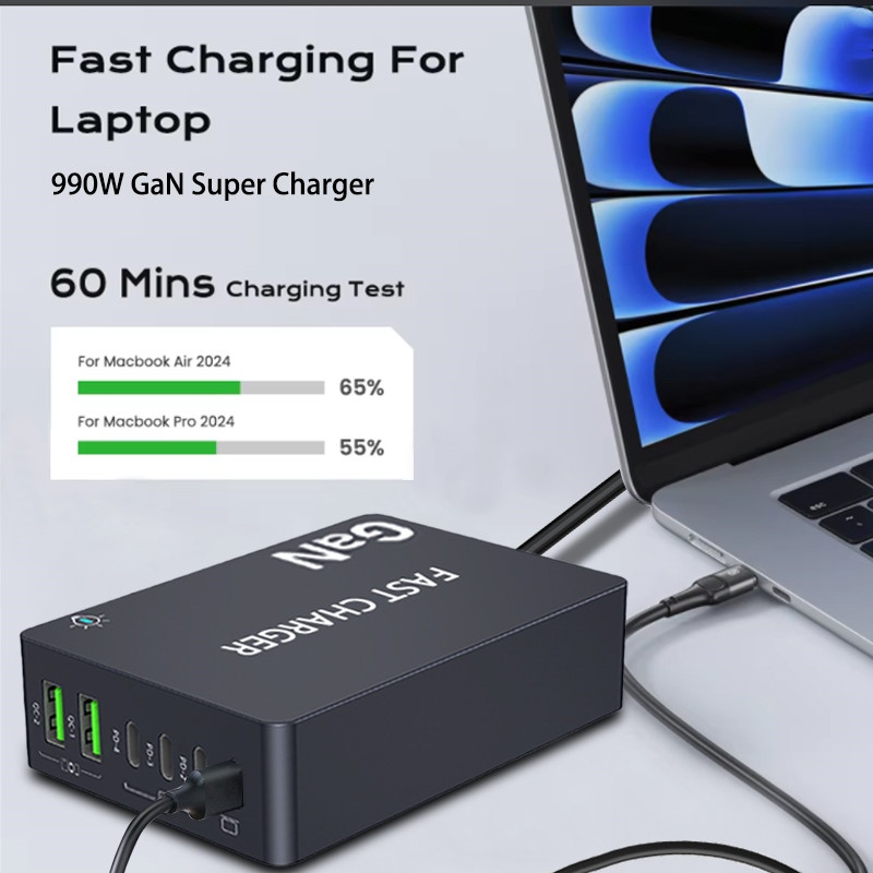 6-Ports PD USB GaN Fast Chargi - огляд і ціна Laptop Accessories Uk