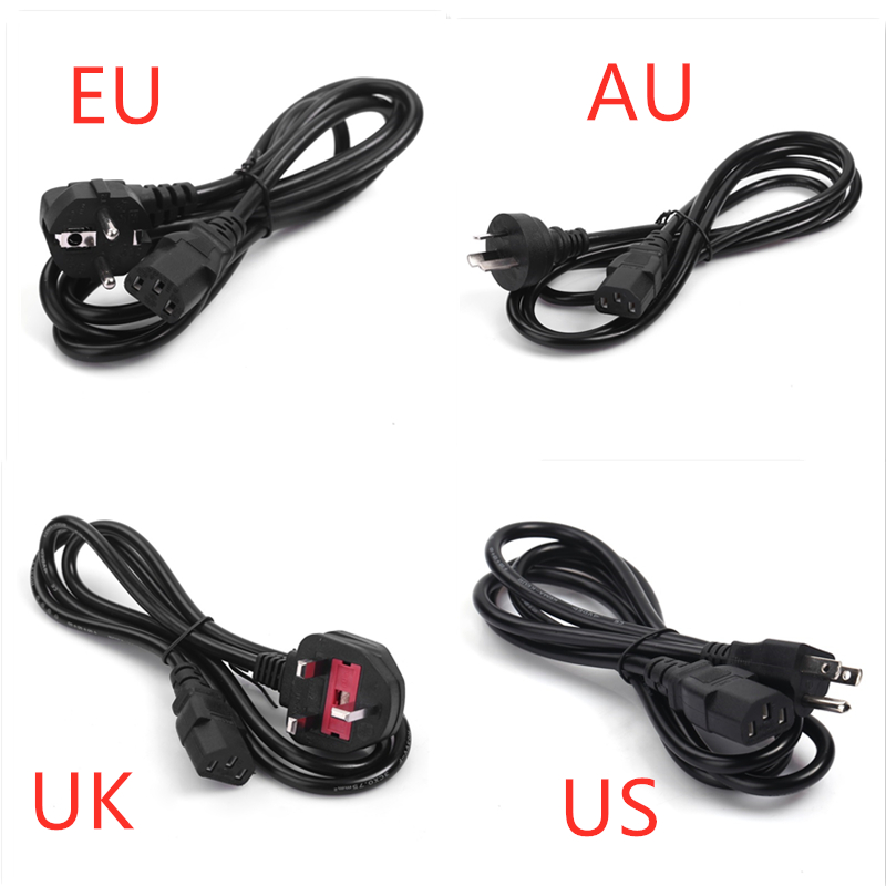 Durable 3-Prong 1.2m EU US AU  - огляд і ціна Laptop Accessories Uk