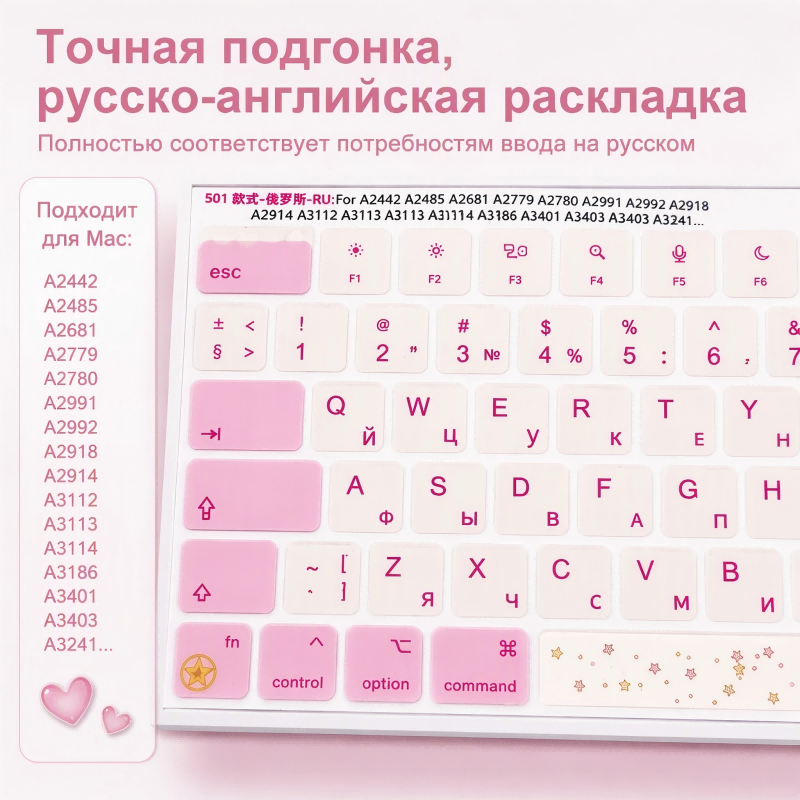 RU Russian ISO Layout Keycap D - огляд і ціна Mac Laptop Accessories
