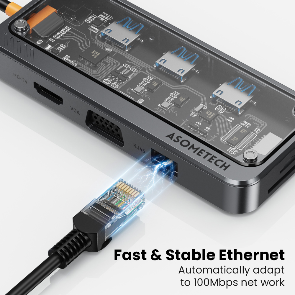 10 In 1 Hub Usb 3.0 Type C To  - огляд і ціна Mac Laptop Accessories