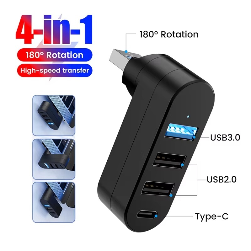 USB Hub 3.0 Mini Splitter Box  - огляд і ціна Laptop Accessories Usb