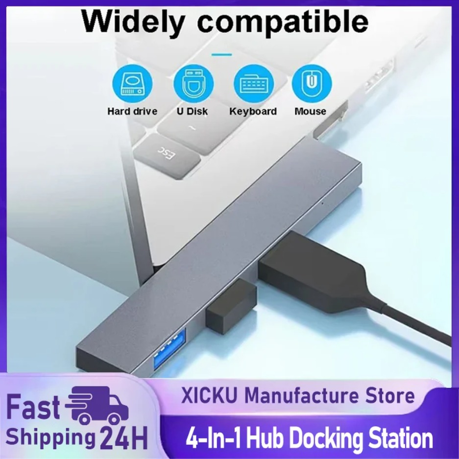 USB C HUB 3.0 Type C 3.1 4 Por - огляд і ціна Mac Laptop Accessories